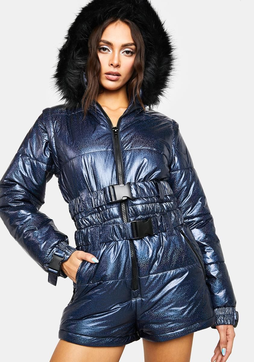 Eclipse Aurora Beam Metallic Snowsuit sold by Dolls Kill product image thumbnail 2