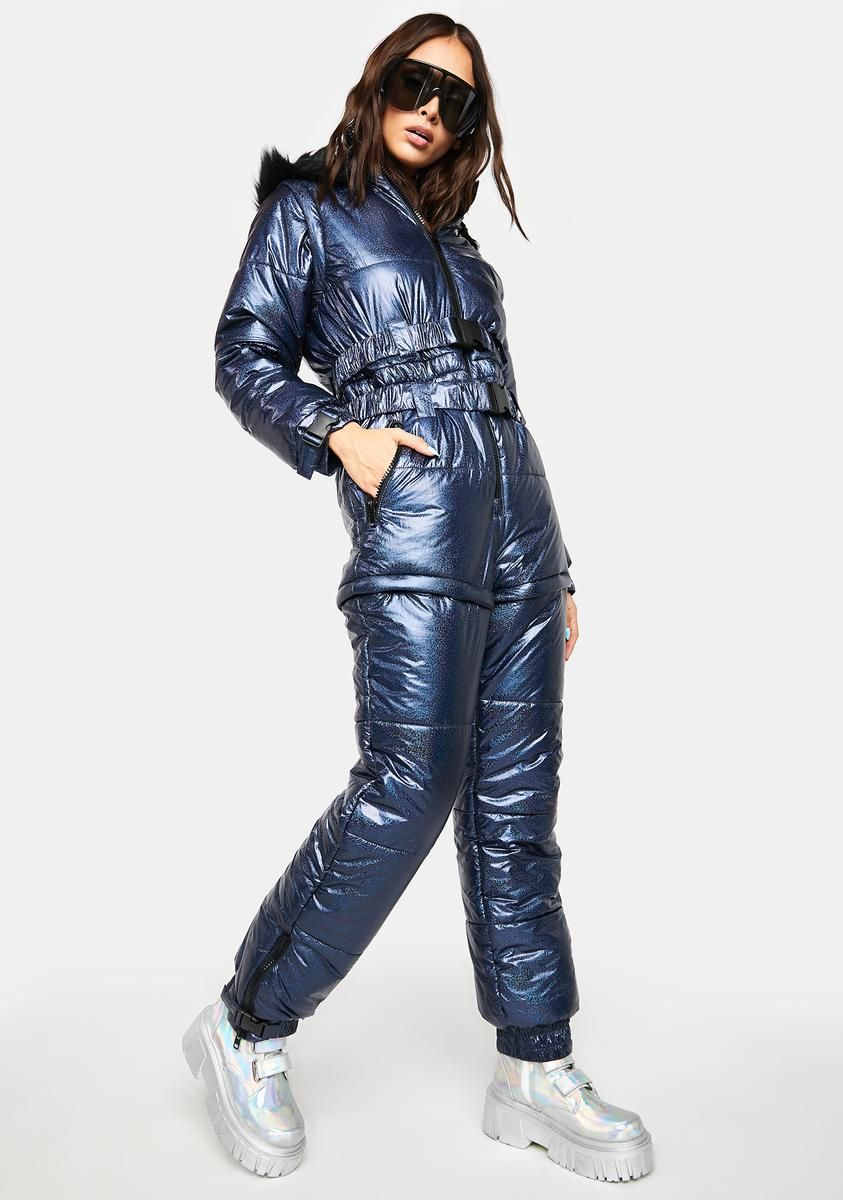 Eclipse Aurora Beam Metallic Snowsuit sold by Dolls Kill product image thumbnail 3