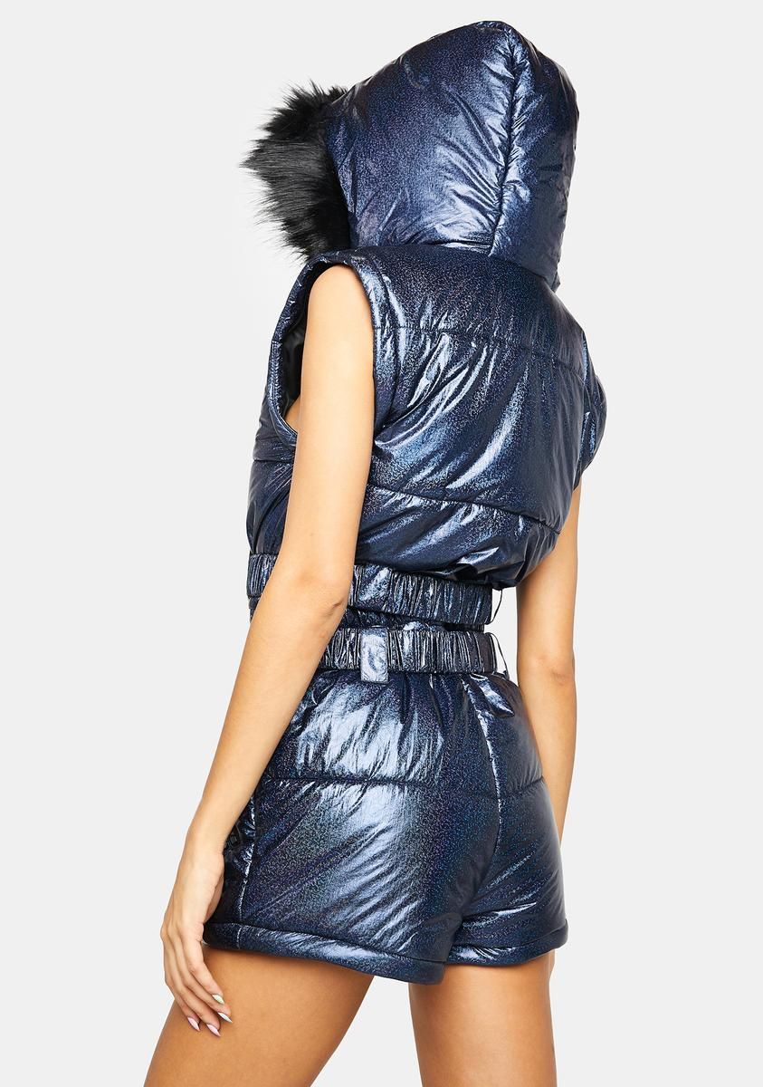 Eclipse Aurora Beam Metallic Snowsuit sold by Dolls Kill product image thumbnail 4