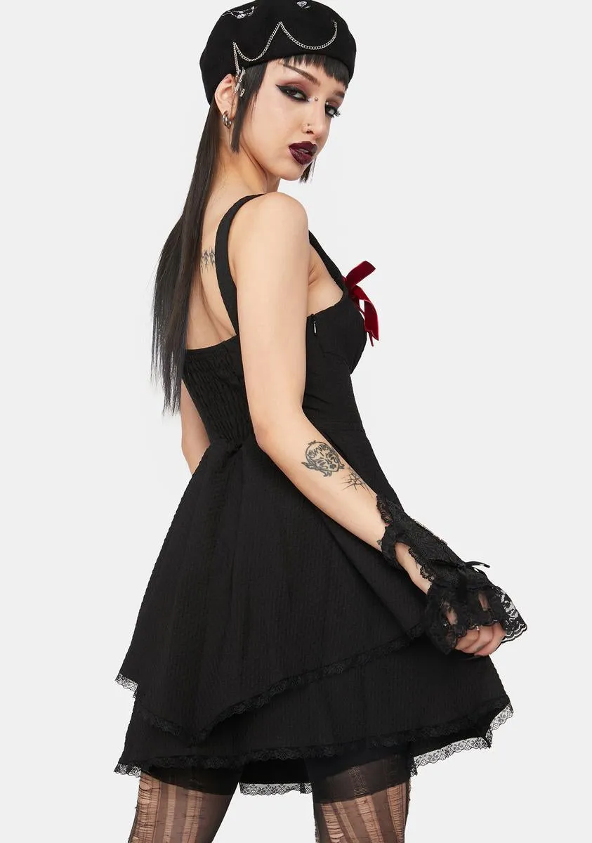Lace Up Mini Dress sold by Dolls Kill product image thumbnail 4