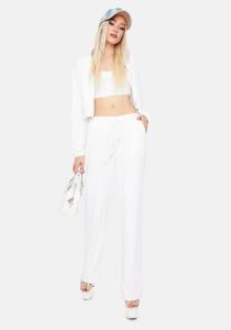 Pure Chill Times Tube Top Velour Jacket Set sold by Dolls Kill