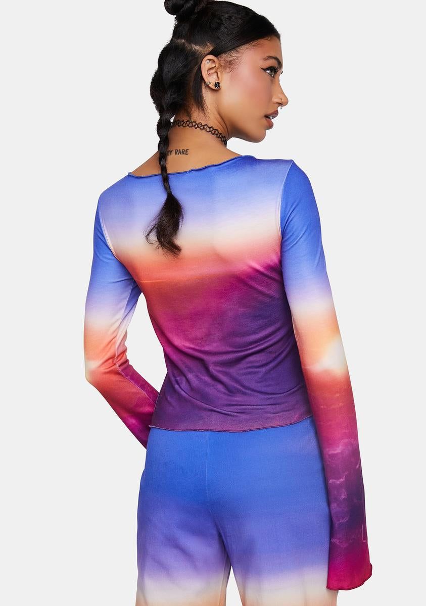 Twilight Lace-Up Front Top sold by Dolls Kill product image thumbnail 4