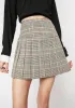 Pleated Plaid Mini Skirt sold by Dolls Kill