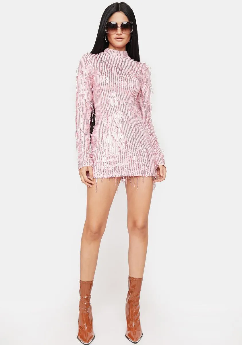 Girls Night Out Sequin Fringe Dress sold by Dolls Kill product image thumbnail 3