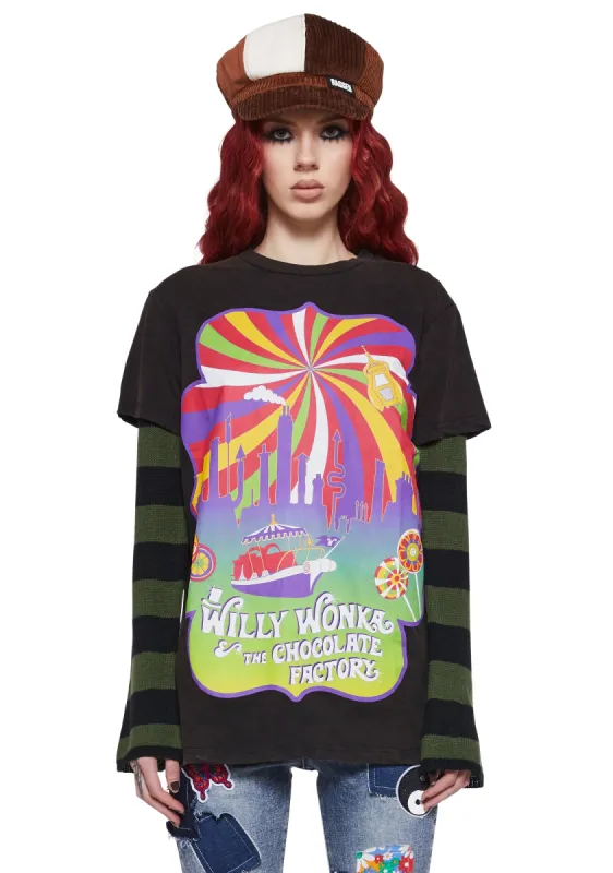 Wondrous Boat Ride Oversized Tee sold by Dolls Kill