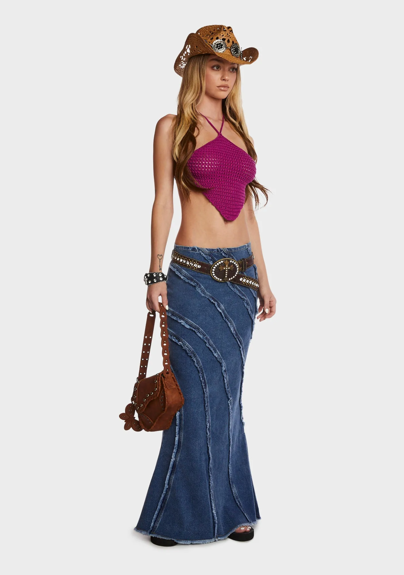 Don't Mess Halter Top sold by Dolls Kill product image thumbnail 5