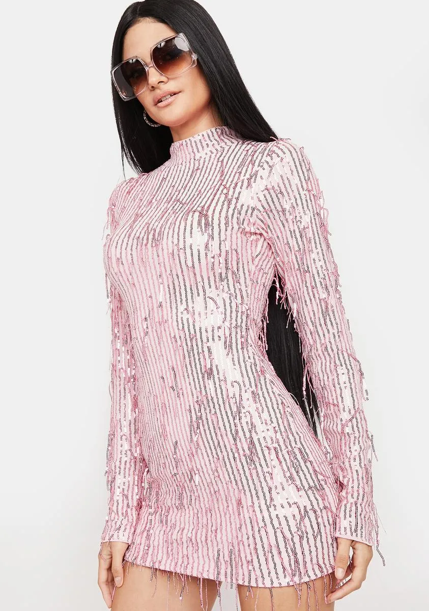 Girls Night Out Sequin Fringe Dress sold by Dolls Kill product image thumbnail 2