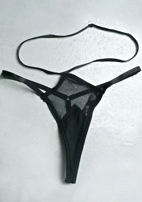 Yomi Mesh Thong sold by Dolls Kill