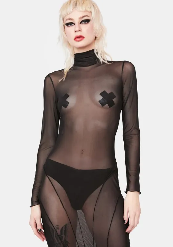 Sheer Fantasy Midi Dress sold by Dolls Kill