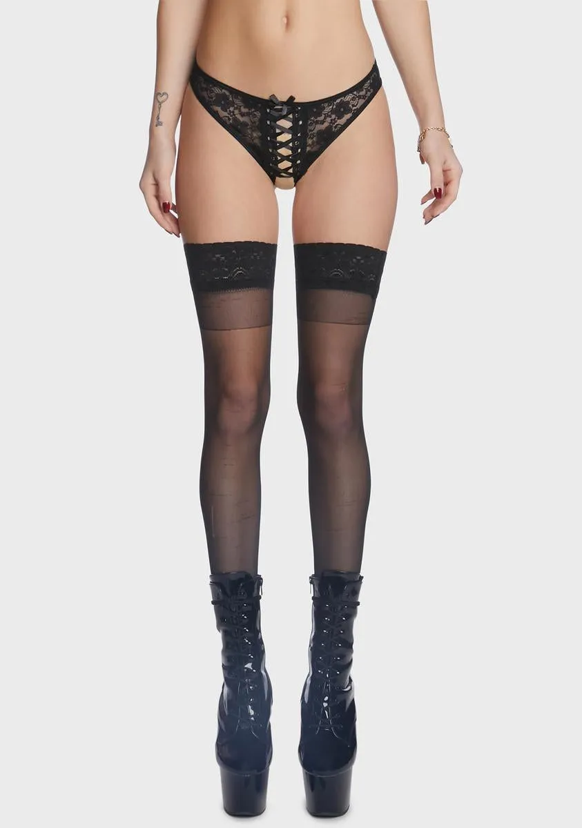 All Tied Up Lace Panties sold by Dolls Kill