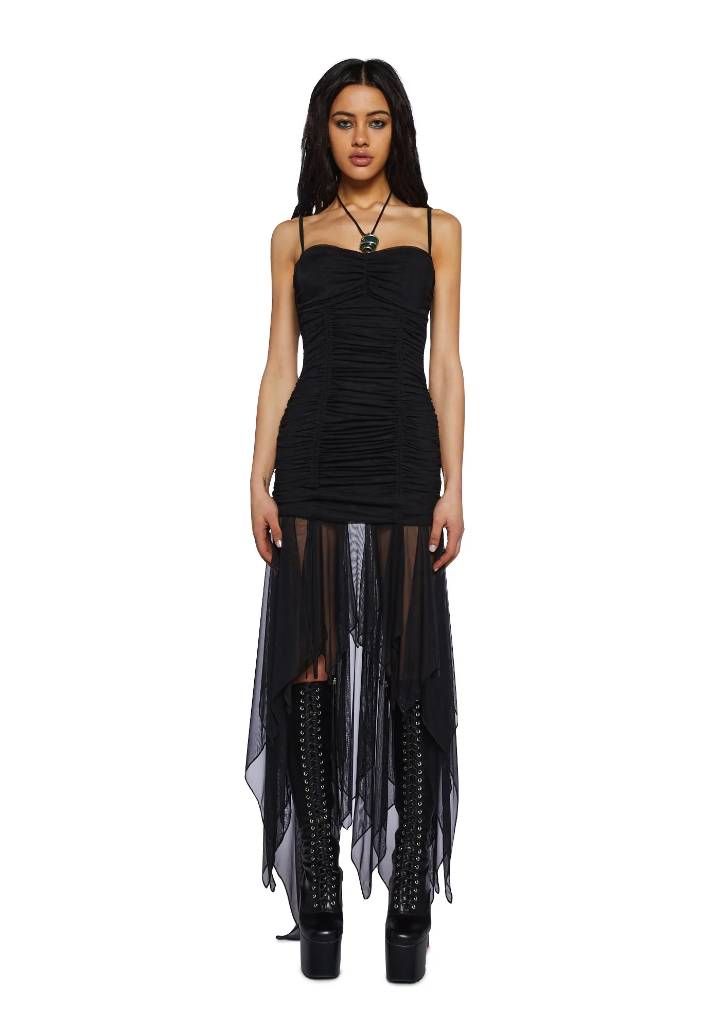 Swoon And Fawn Maxi Dress sold by Dolls Kill