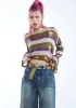 On The Metro Striped Sweater sold by Dolls Kill