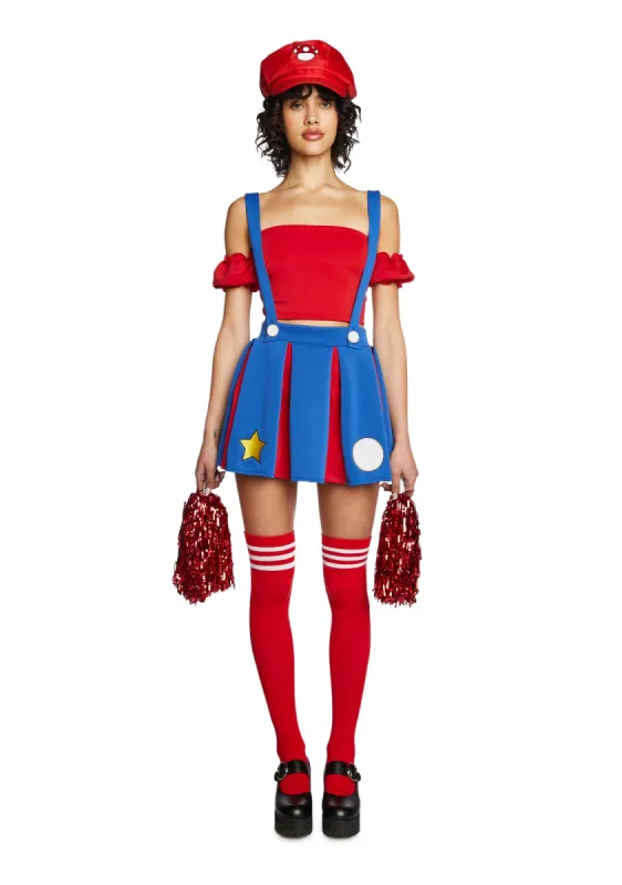 Let's-A Go Cheerleader Costume sold by Dolls Kill