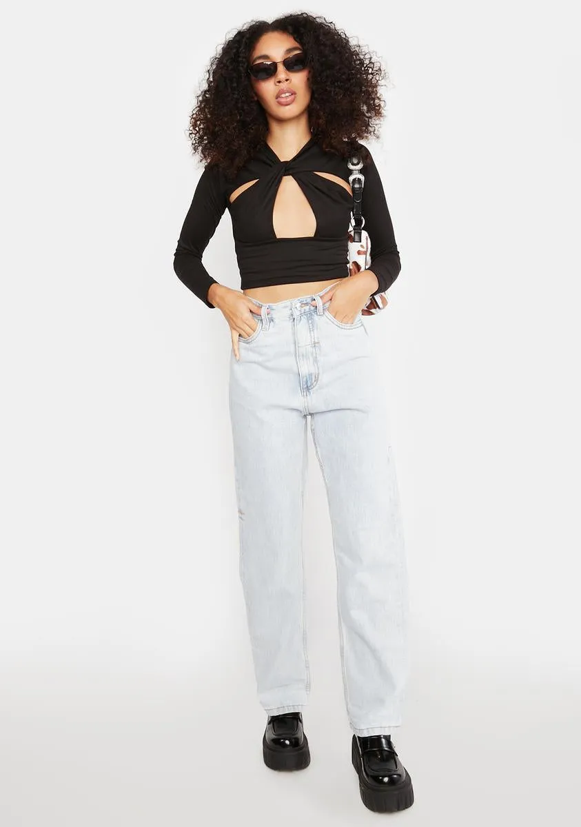 Make Me Over Cut Out Crop Top sold by Dolls Kill product image thumbnail 3