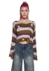 On The Metro Striped Sweater sold by Dolls Kill