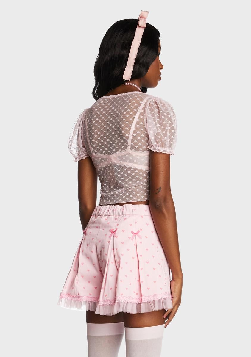 Hold My Heart Crop Top sold by Dolls Kill product image thumbnail 4