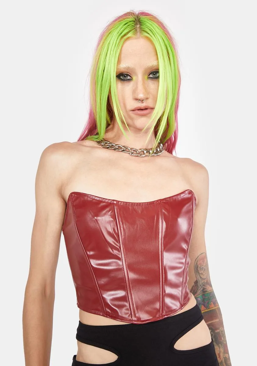 Burn A Lotta Hype Tube Top sold by Dolls Kill