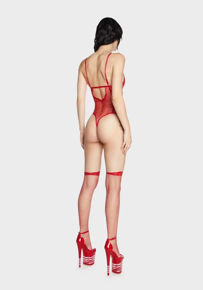 Down To Flaunt Sheer Bodysuit sold by Dolls Kill product image thumbnail 3