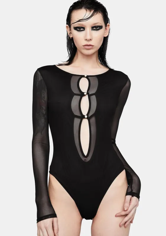 Mystic Modern Fusion Mesh Bodysuit sold by Dolls Kill
