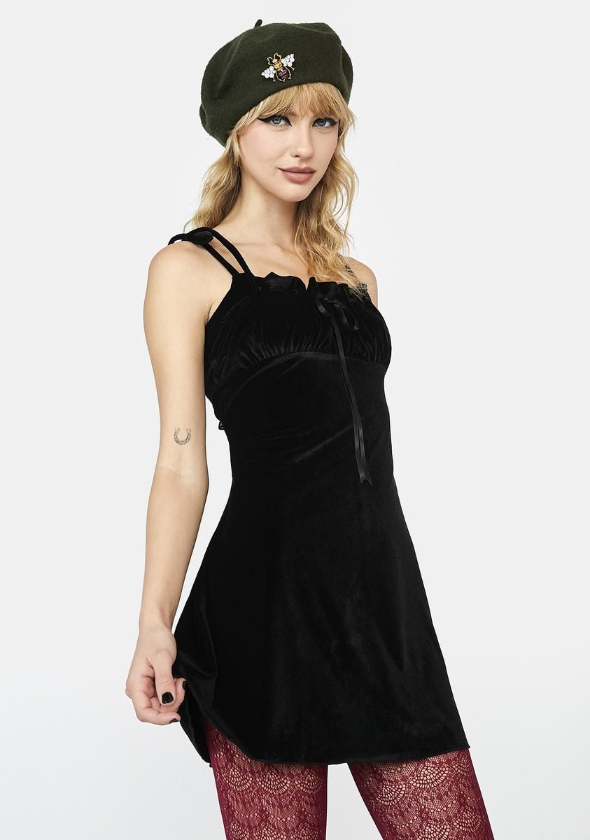 Even After You're Gone Velvet Dress sold by Dolls Kill product image thumbnail 2