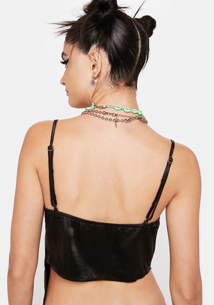 Sipin Satin Top sold by Dolls Kill product image thumbnail 4