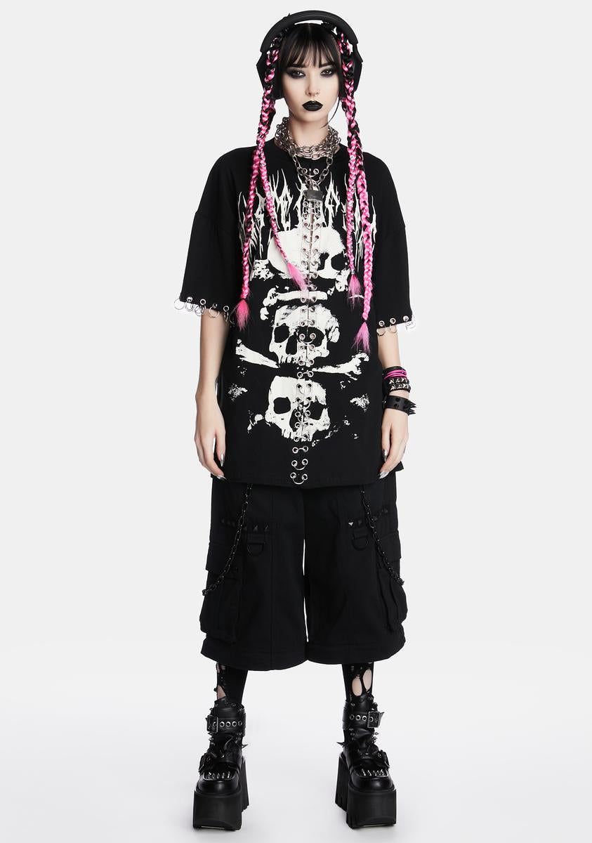 Dual Psyche Oversized Tee sold by Dolls Kill product image thumbnail 2