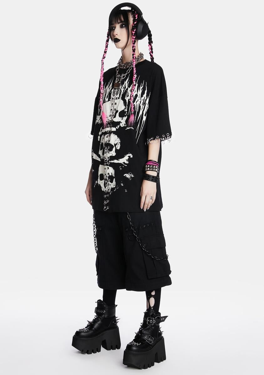 Dual Psyche Oversized Tee sold by Dolls Kill product image thumbnail 3