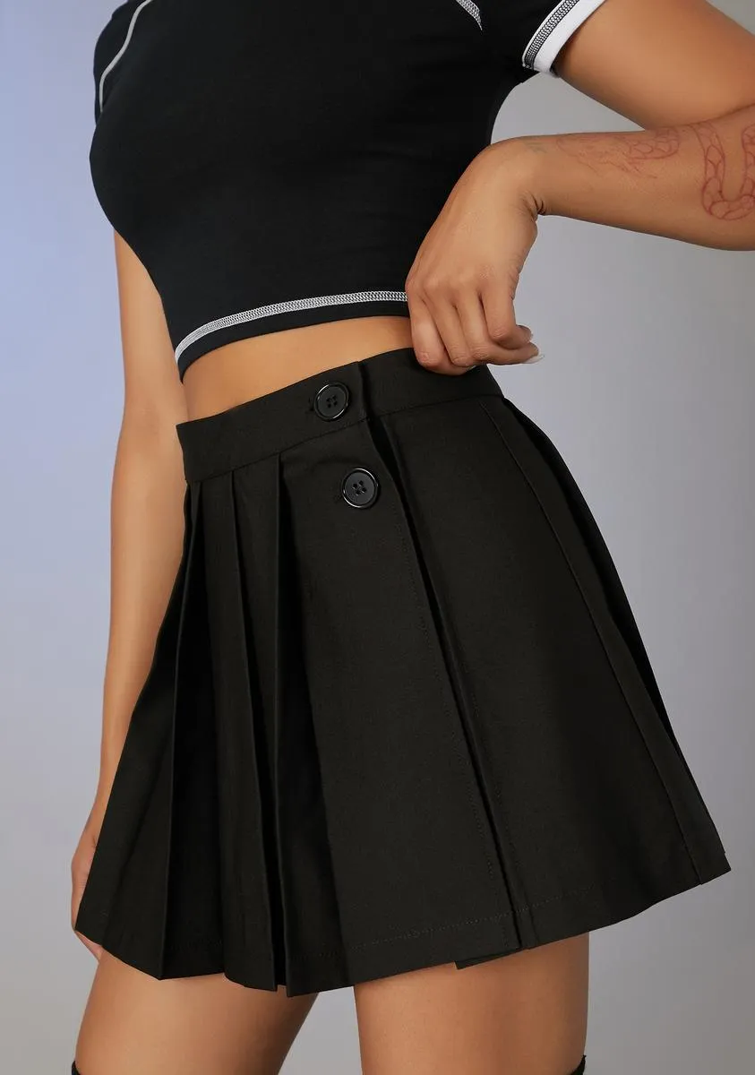 International Flights Pleated Skirt sold by Dolls Kill