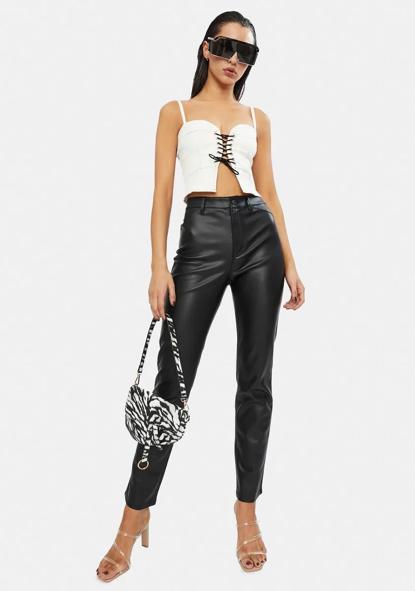 It Goes Down Lace Up Corset Top sold by Dolls Kill product image thumbnail 3