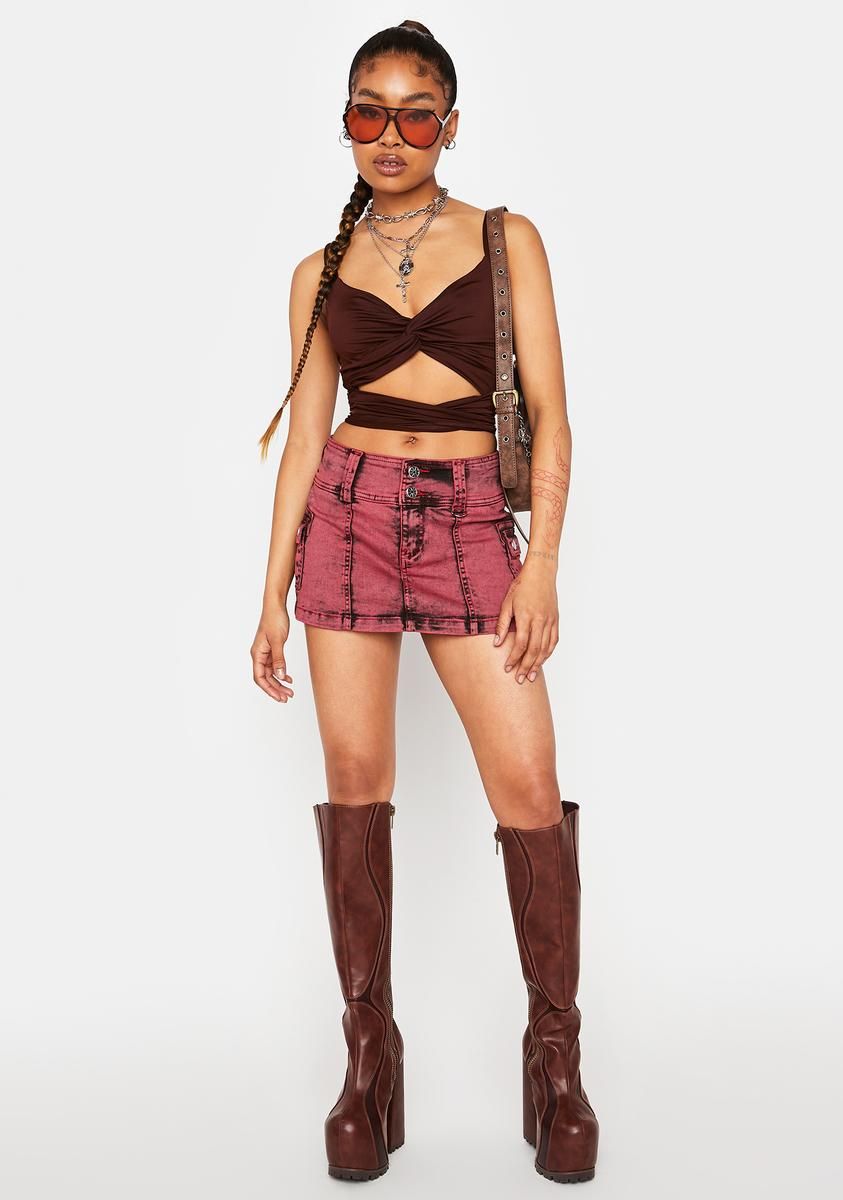 All Around Baddie Cut Out Top sold by Dolls Kill product image thumbnail 3