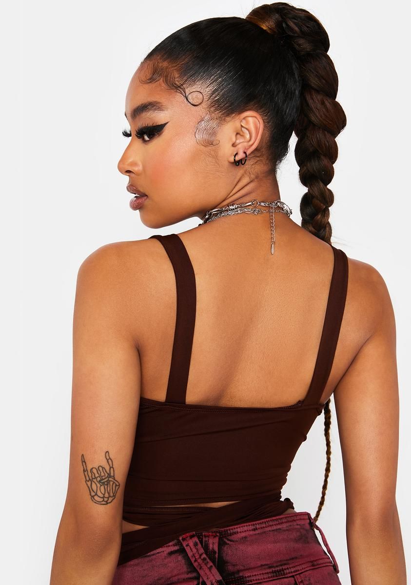 All Around Baddie Cut Out Top sold by Dolls Kill product image thumbnail 4