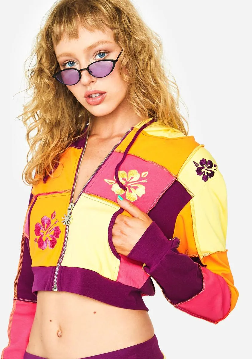 Sunny Later Days Patchwork Hoodie sold by Dolls Kill product image thumbnail 2