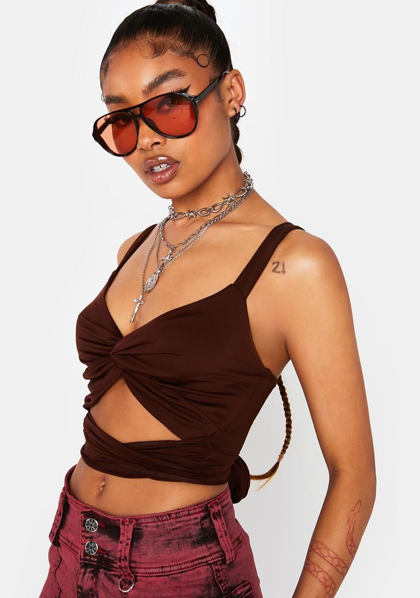 All Around Baddie Cut Out Top sold by Dolls Kill product image thumbnail 2