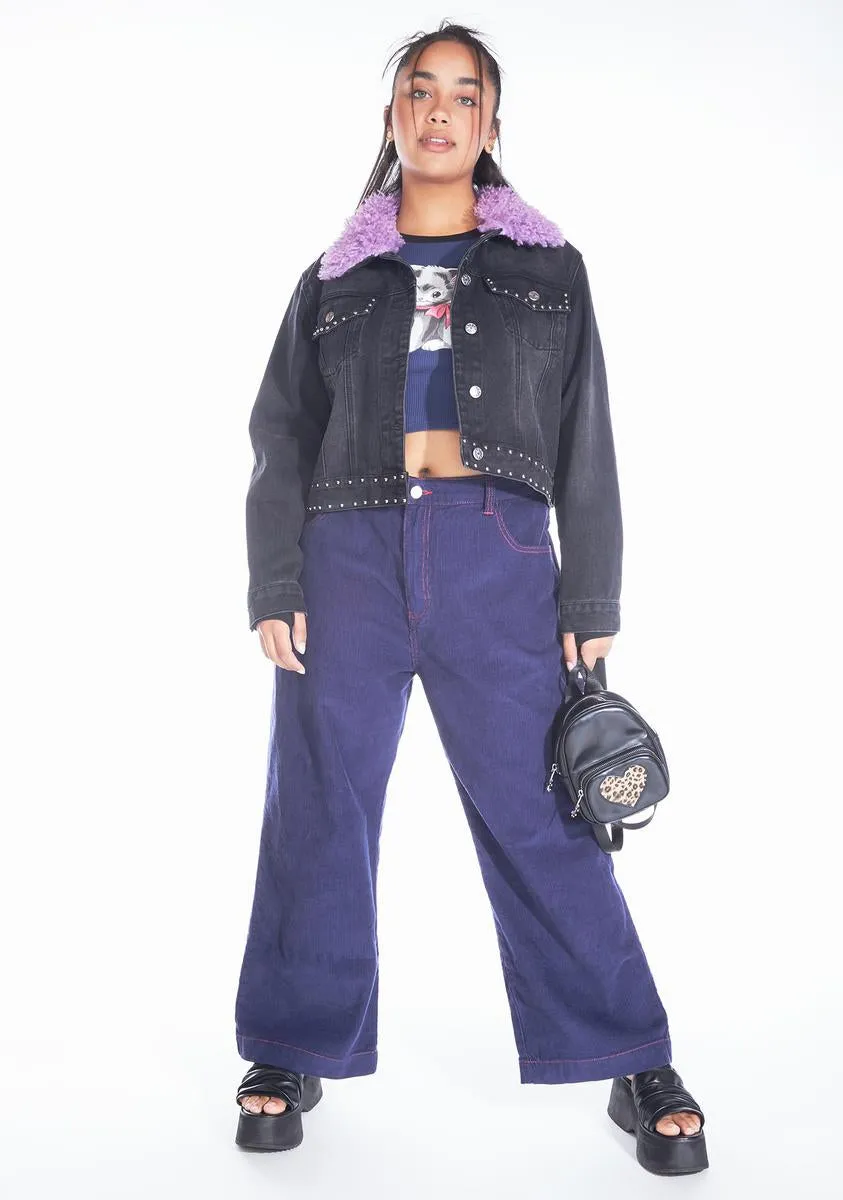 Plus Like Really Pretty Denim Jacket sold by Dolls Kill product image thumbnail 3