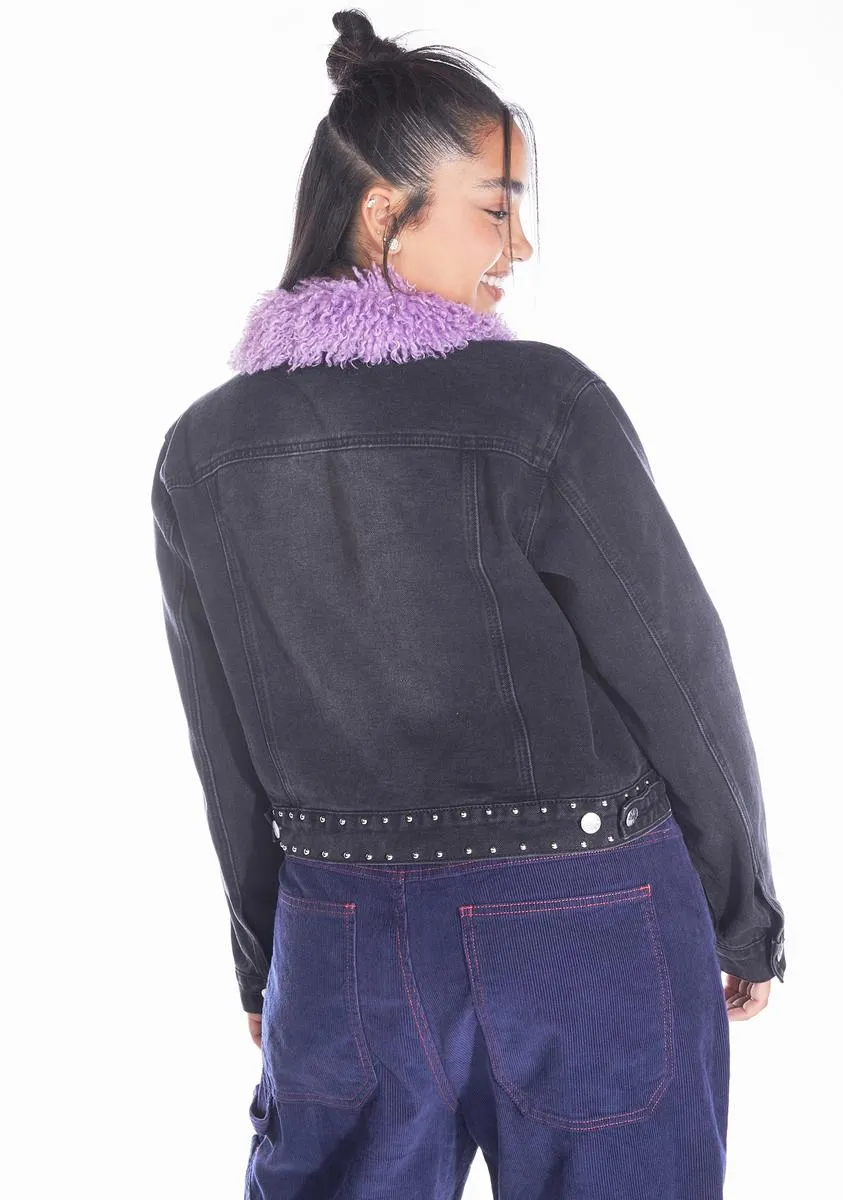 Plus Like Really Pretty Denim Jacket sold by Dolls Kill product image thumbnail 4