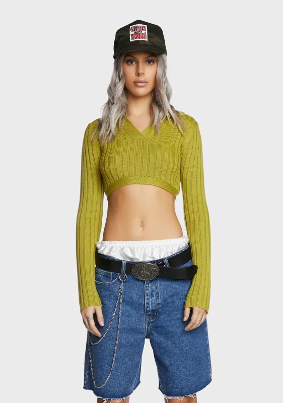Lookin' Good Crop Top sold by Dolls Kill