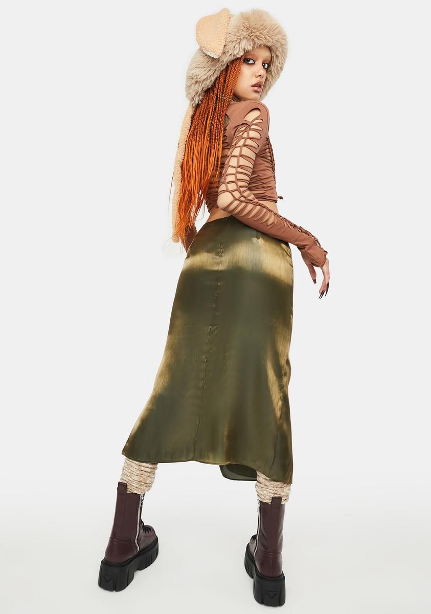 Earth Goddess Midi Skirt sold by Dolls Kill product image thumbnail 4