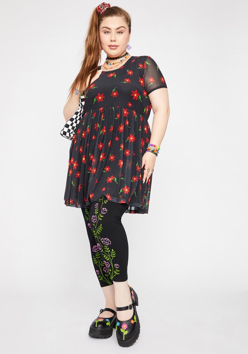 Plus Oh My Darling Floral Dress sold by Dolls Kill product image thumbnail 3