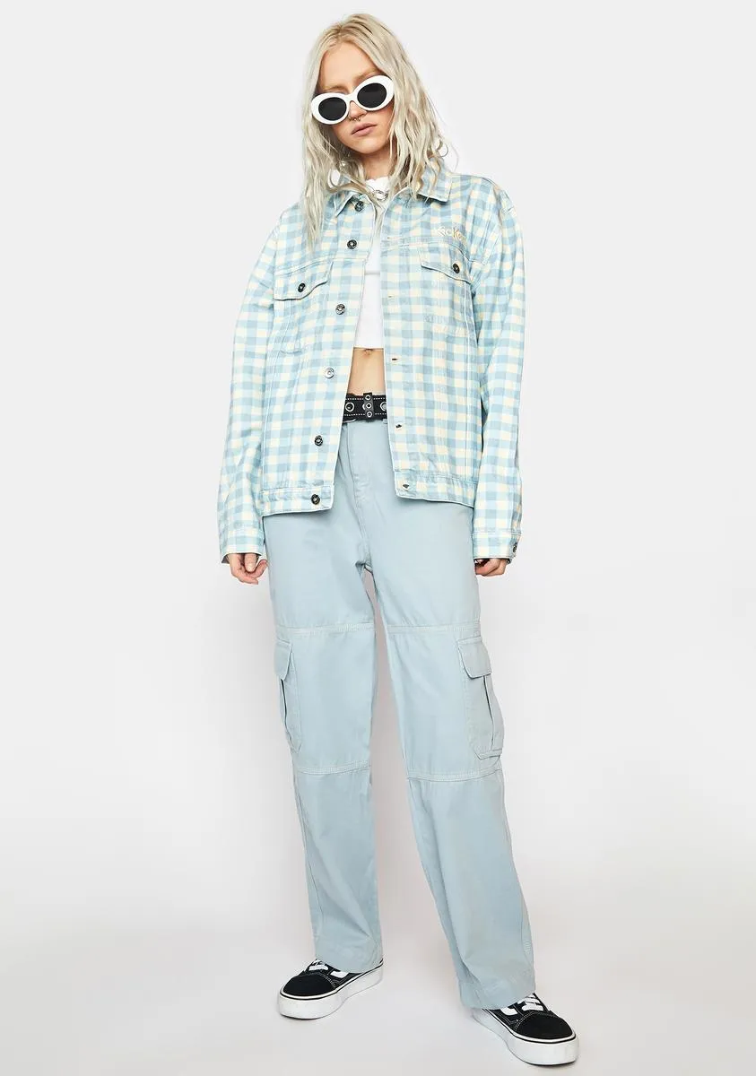 Gingham Classic Denim Jacket sold by Dolls Kill product image thumbnail 3