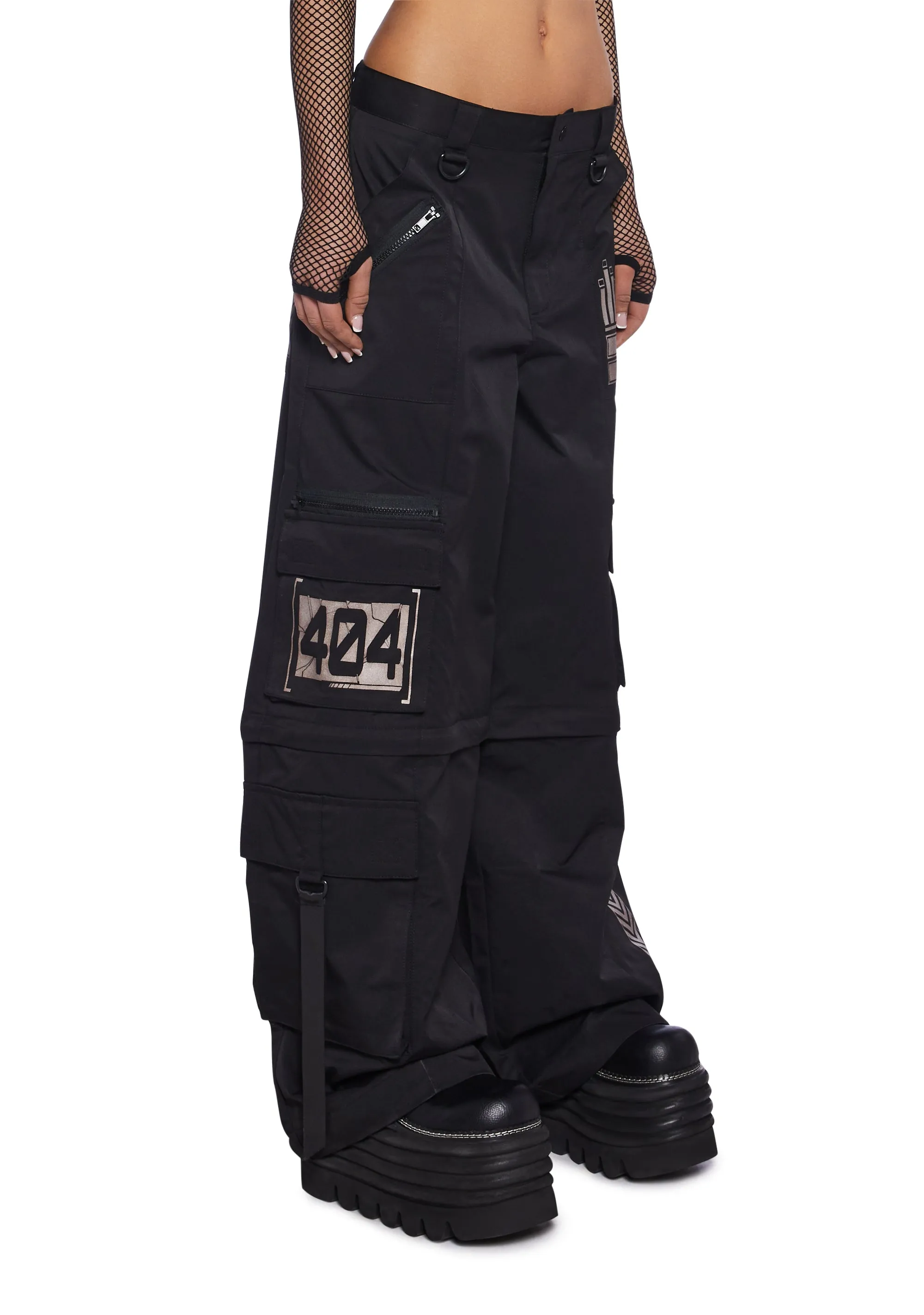 Binary Bliss Wide Leg Pants sold by Dolls Kill product image thumbnail 3