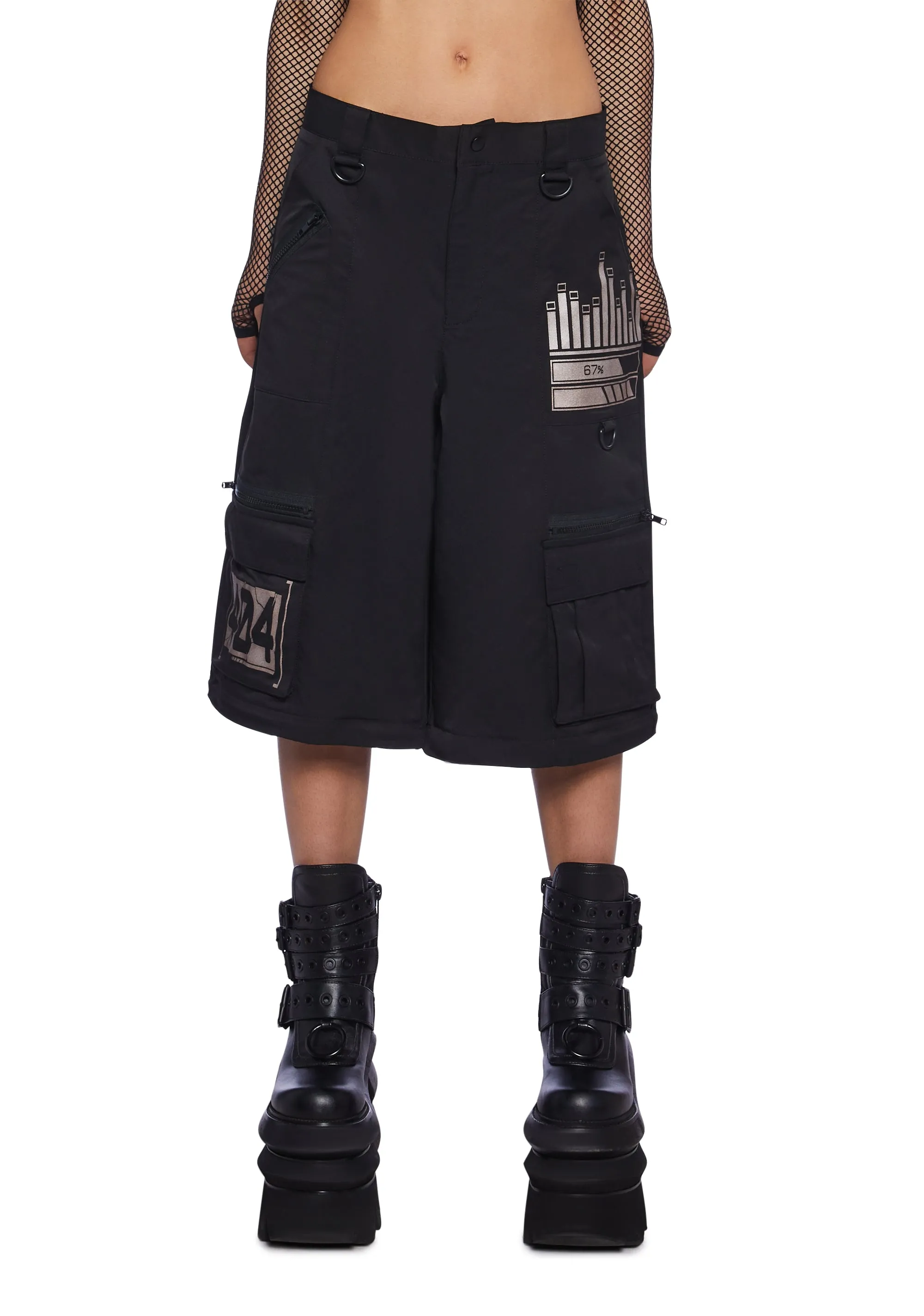 Binary Bliss Wide Leg Pants sold by Dolls Kill product image thumbnail 2
