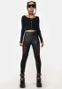 Gothic Cutout Leggings sold by Dolls Kill