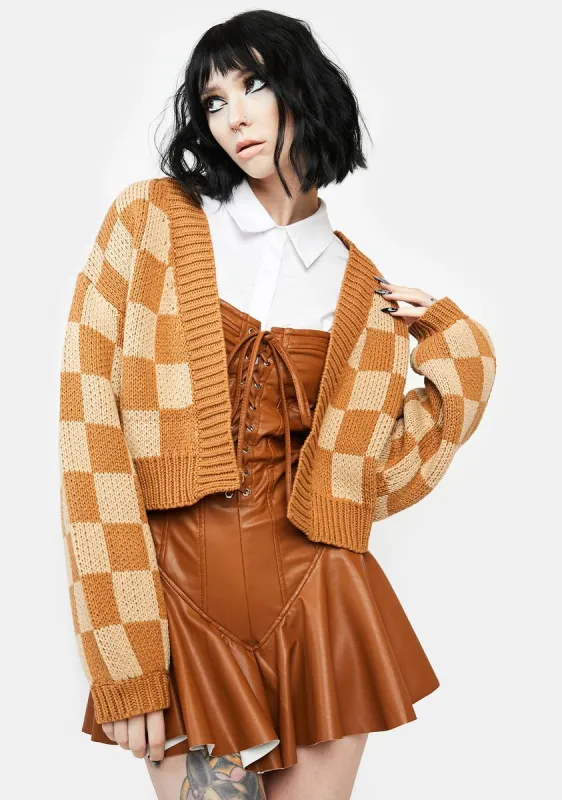 Naturally In The Fast Lane Knit Cardigan sold by Dolls Kill