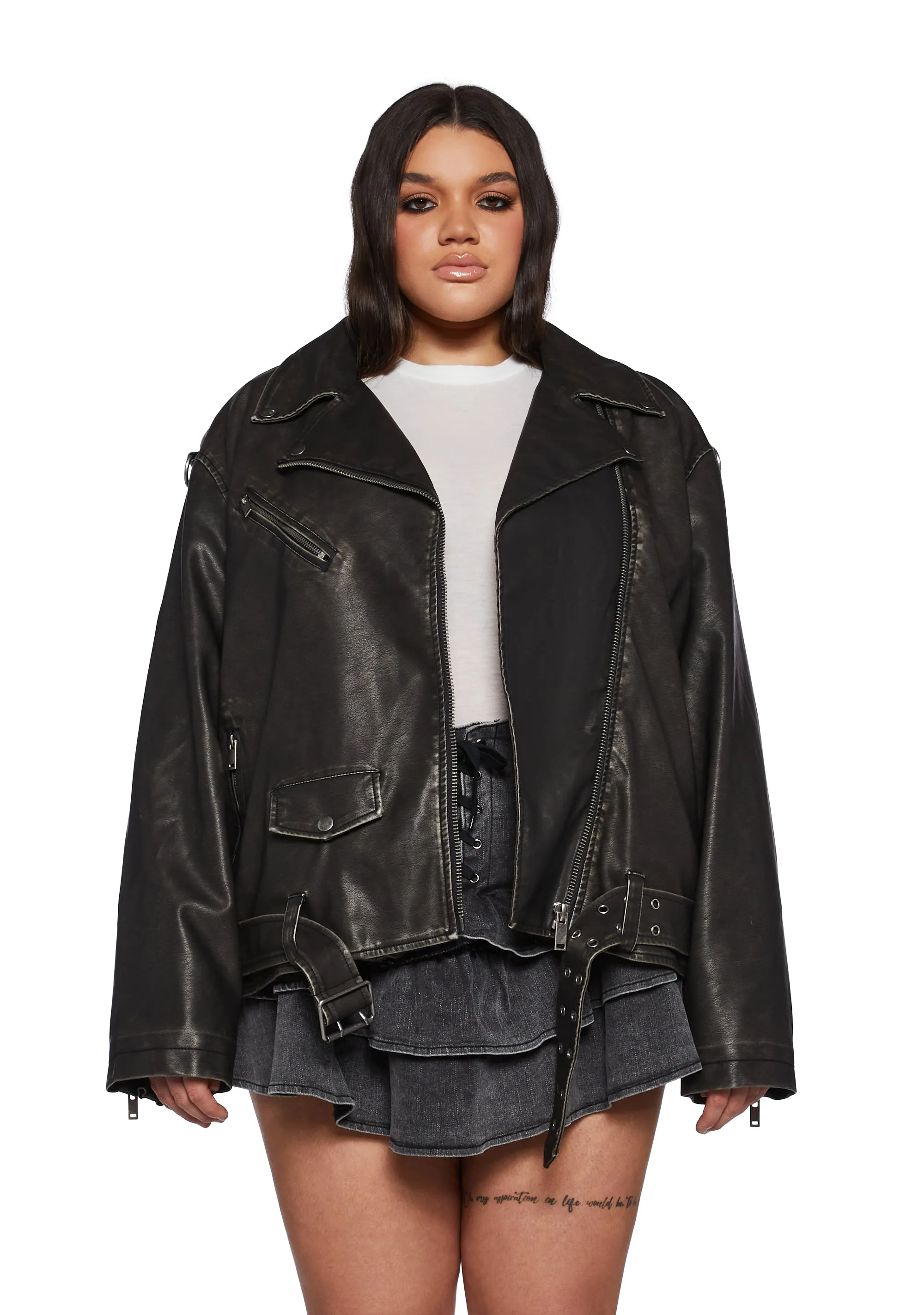 Plus Born To Ride Moto Jacket sold by Dolls Kill