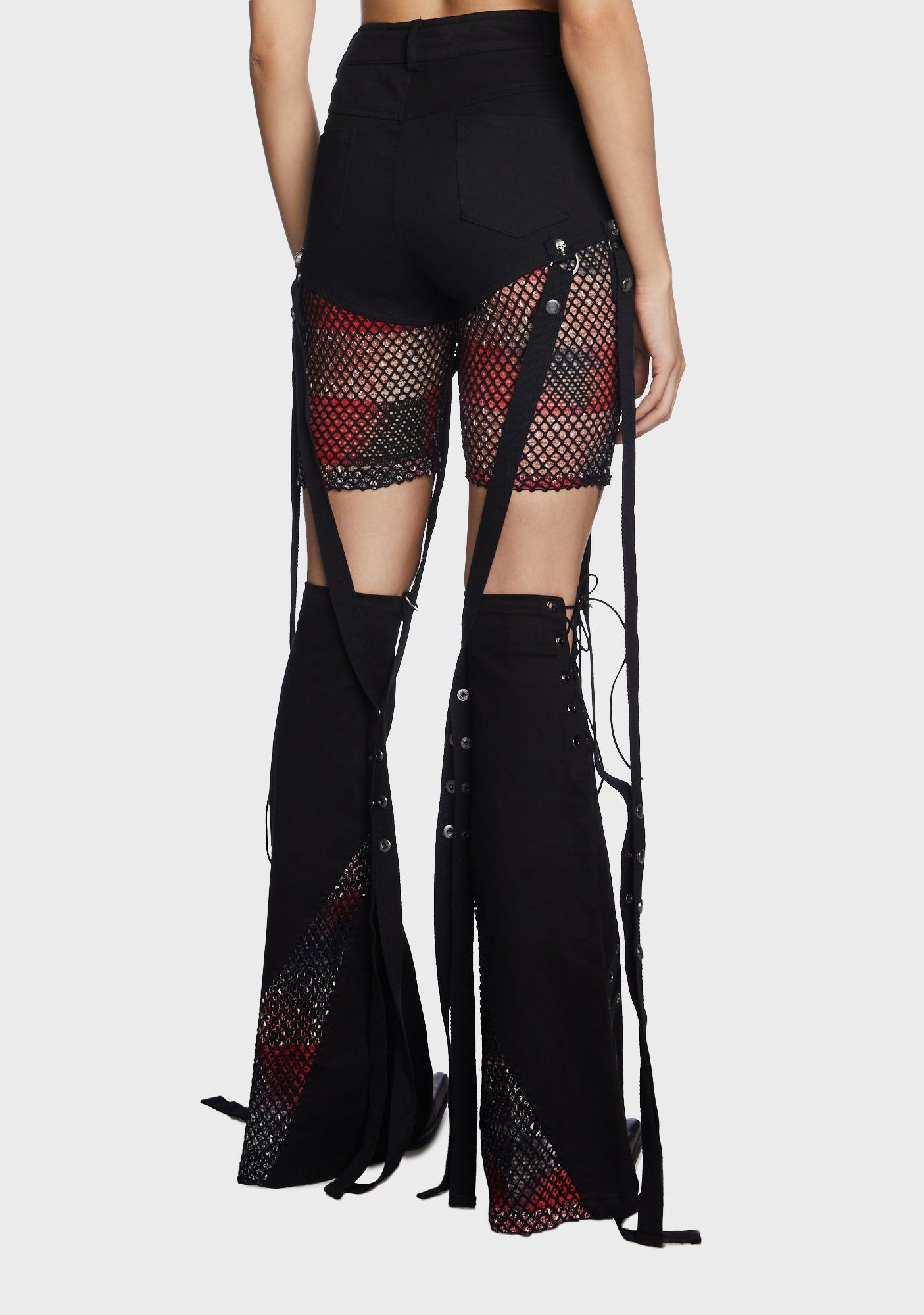 Irregular Flared Detachable Trousers sold by Dolls Kill product image thumbnail 3