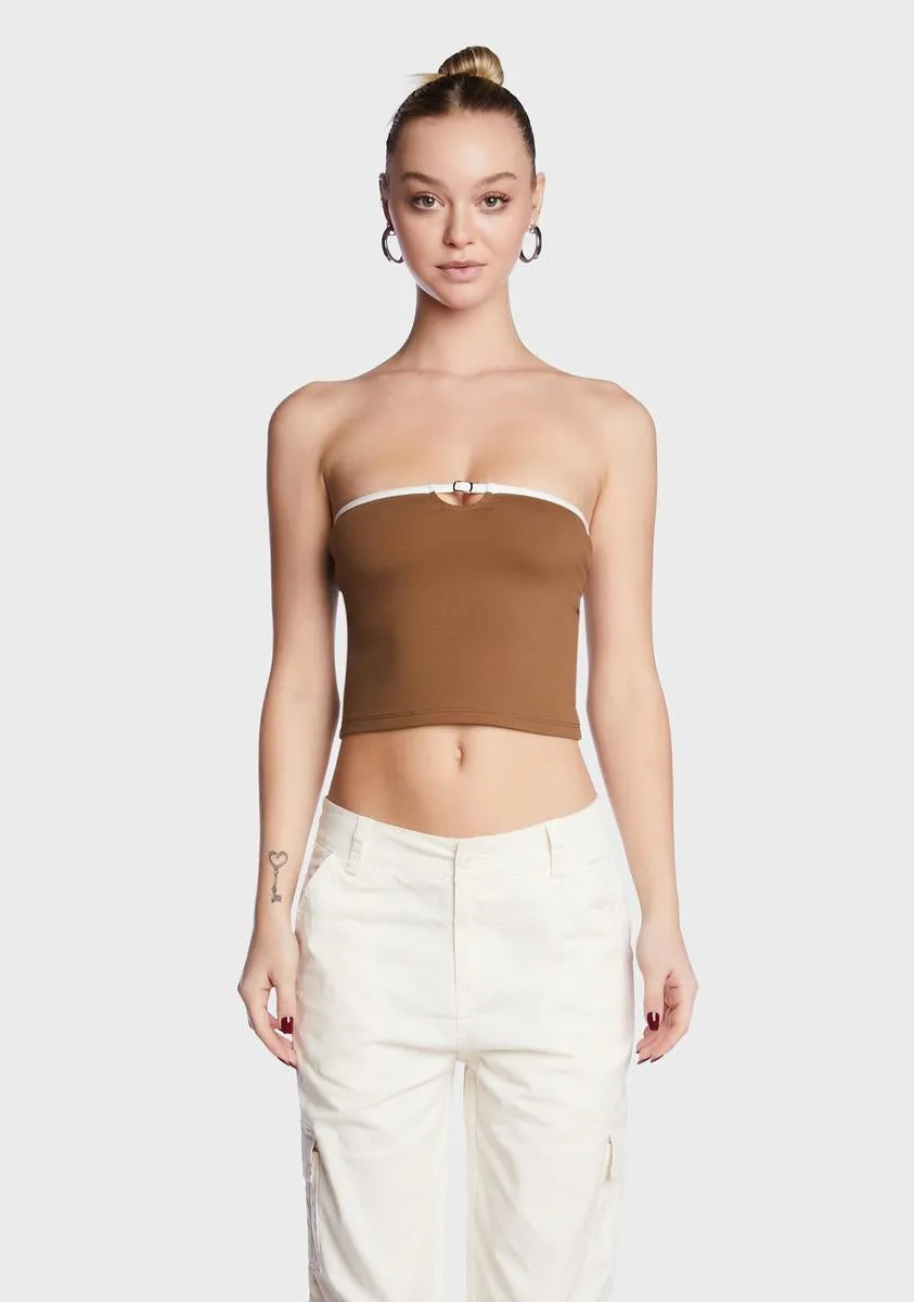 Colby Belted Tube Top sold by Dolls Kill