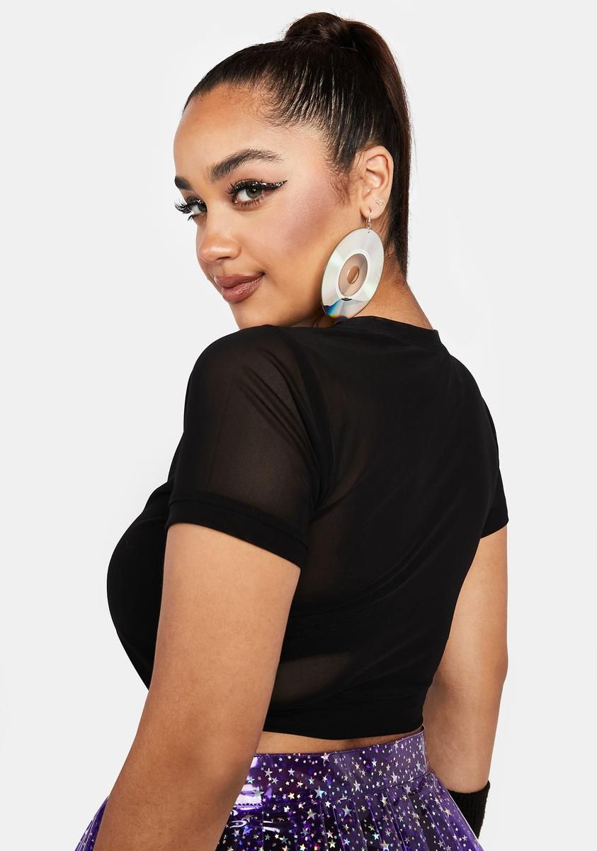 Plus Change The Game Mesh Top sold by Dolls Kill product image thumbnail 4