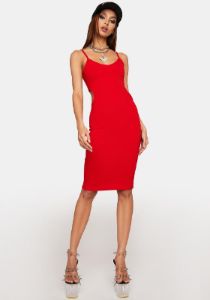 Burning Hottie Calling Knit Midi Dress sold by Dolls Kill