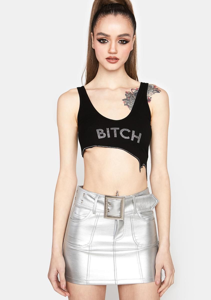 Cindy Metal Mini Skirt sold by Dolls Kill product image thumbnail 2