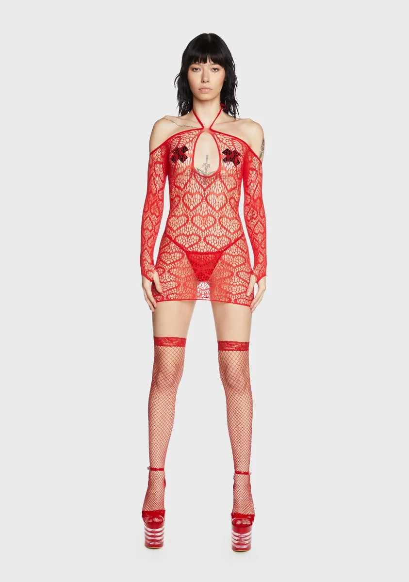 All For You Net Dress sold by Dolls Kill